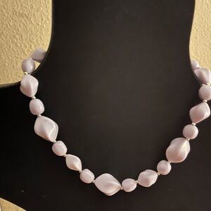 Elegant Lavender Beaded Necklace